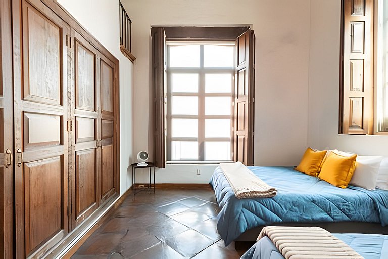 Blue House | Historic Center | 3 bedrooms + Parking