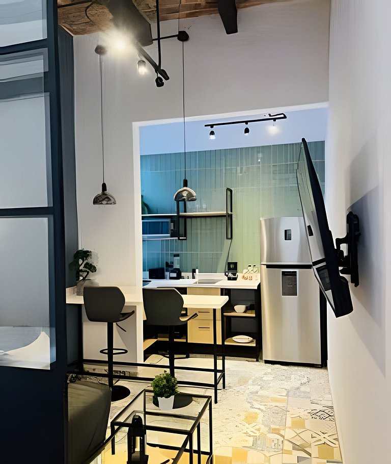 Casona 212|Loft de lujo en Puebla Centro + Parking