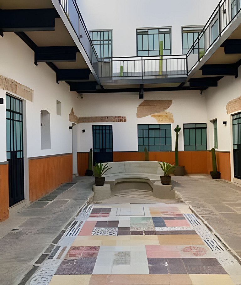 Casona 212|Loft de lujo en Puebla Centro + Parking