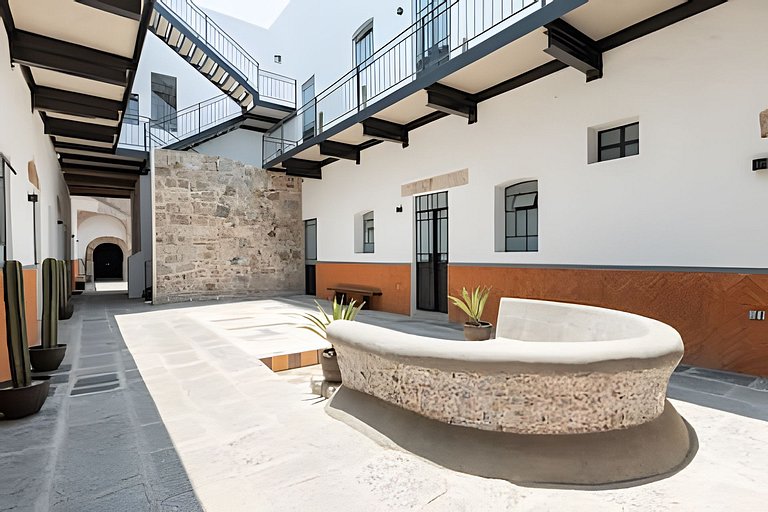 Casona 212|Loft de lujo en Puebla Centro + Parking
