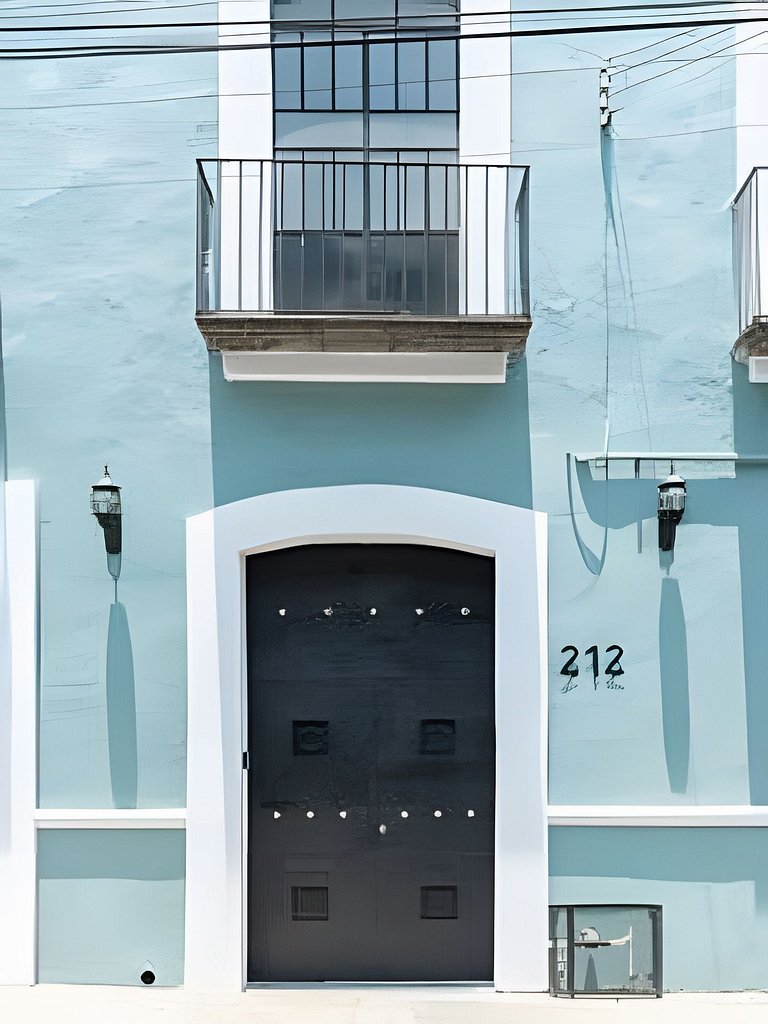 Casona 212|Loft de lujo en Puebla Centro + Parking