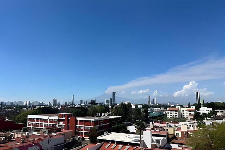 Penthouse con grandes vistas a la Ciudad de Puebla