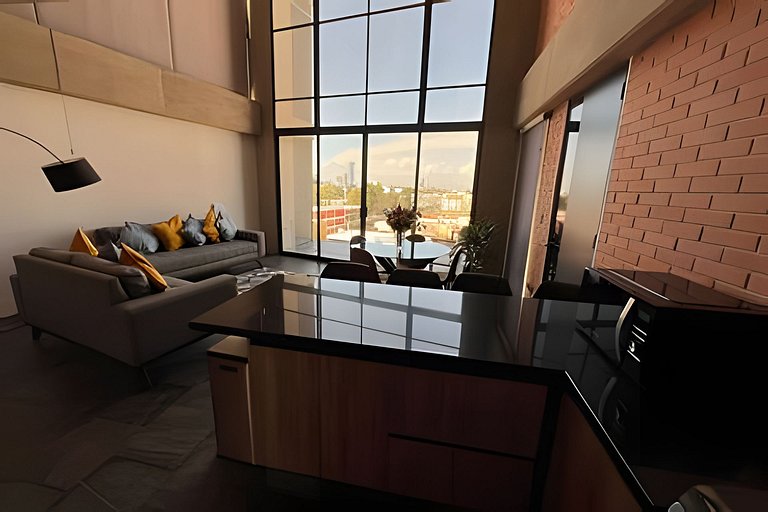 Penthouse con grandes vistas a la Ciudad de Puebla