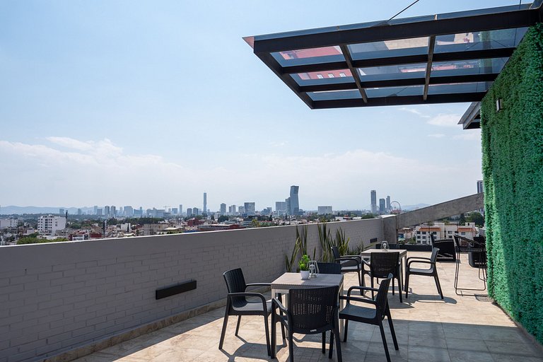 Penthouse with stunning views of Puebla
