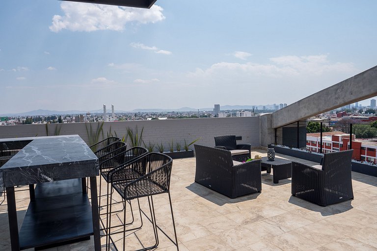 Penthouse with stunning views of Puebla