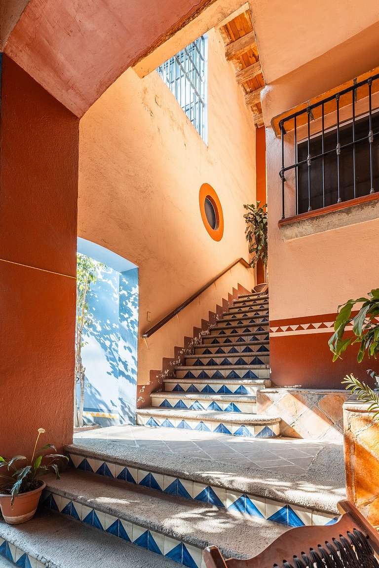 Casona Azul | Terraza + Grupos + Lavadora