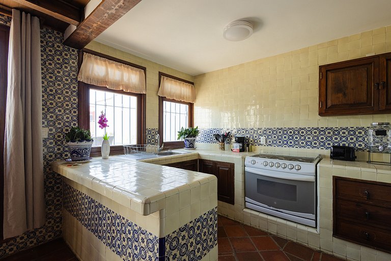Casona Azul | Terrace + Groups + Washing machine