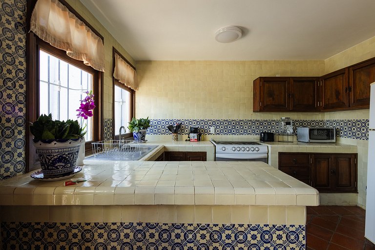 Casona Azul | Terrace + Groups + Washing machine