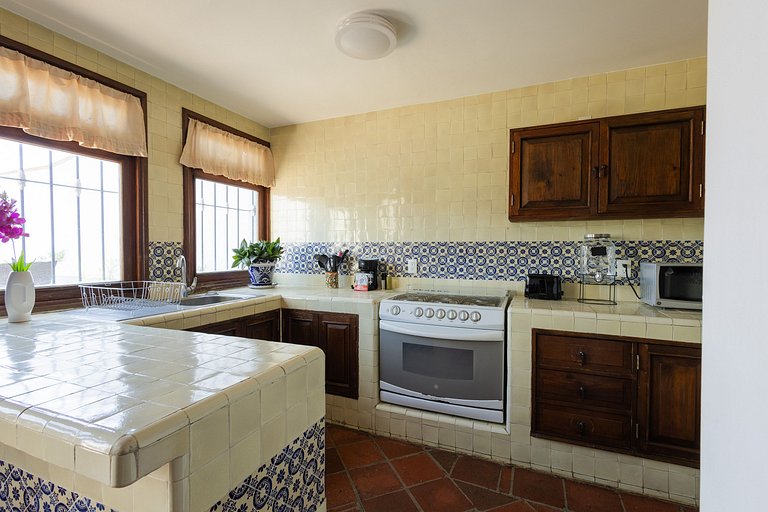 Casona Azul | Terraza + Grupos + Lavadora