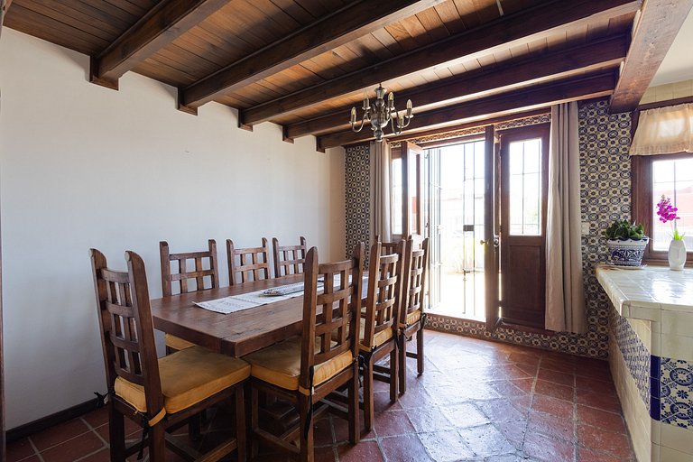 Casona Azul | Terrace + Groups + Washing machine
